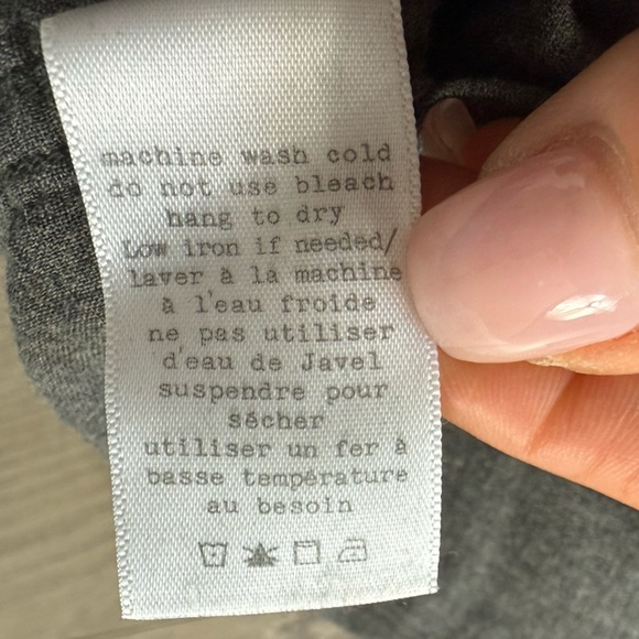 Rag & Bone Shirt Mens Gray Plaid Button Up Cotton Long Sleeve Classic Fit - Picture 7 of 9